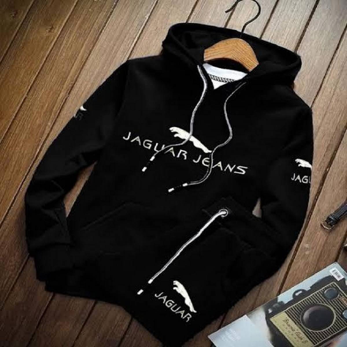 Jaguar Jeans Black Winter Tracksuit 