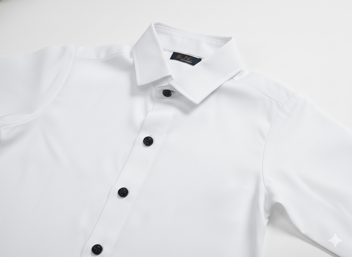 White Shirt For Boys | White Cotton Full Sleeves Shirts | White Uniform School Shirt 1 To 10 Year