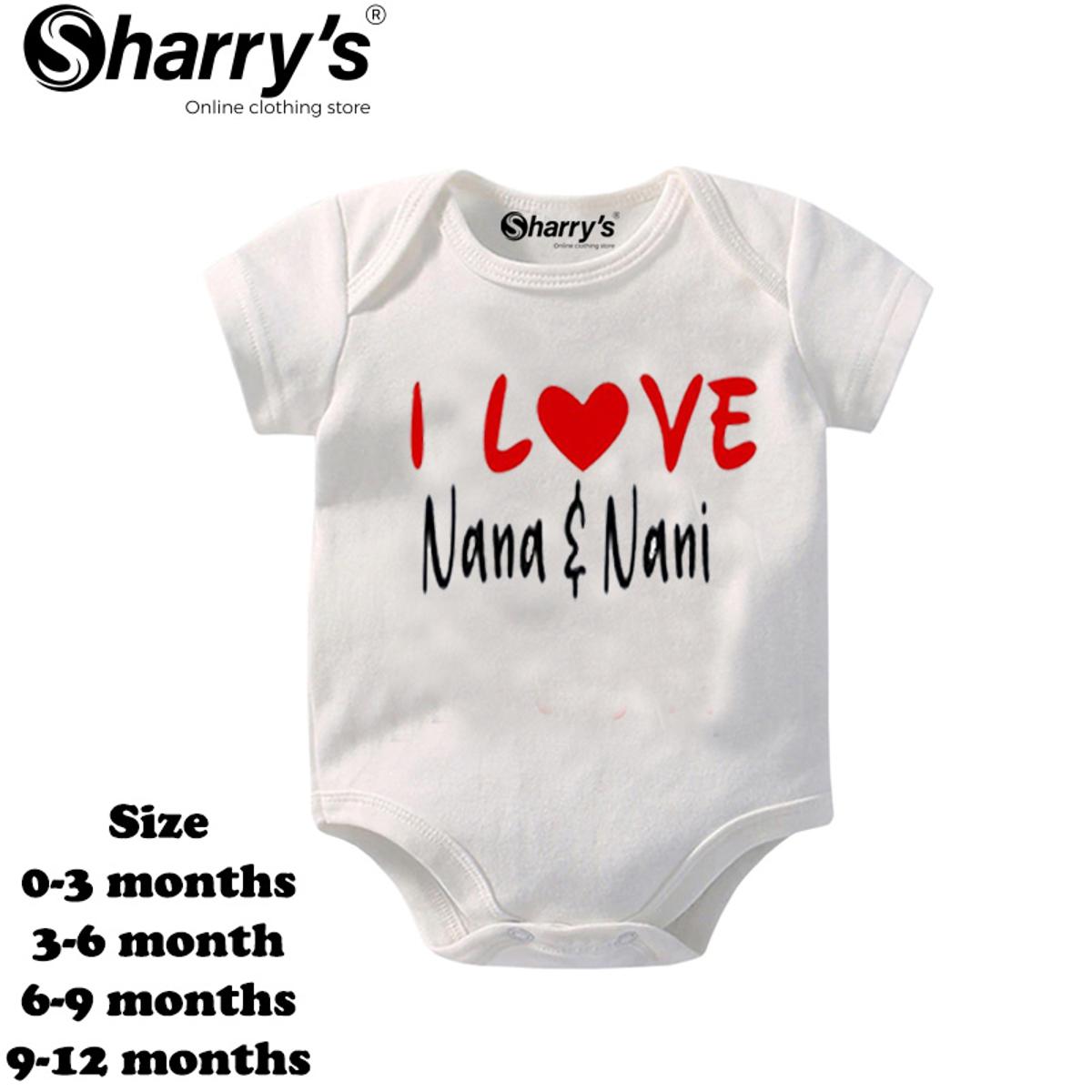 Sharrys Half Sleeves Baby Romper Bodysuit For Babies infant Onesis 0-14 Months Summer Wear Trendy Printed