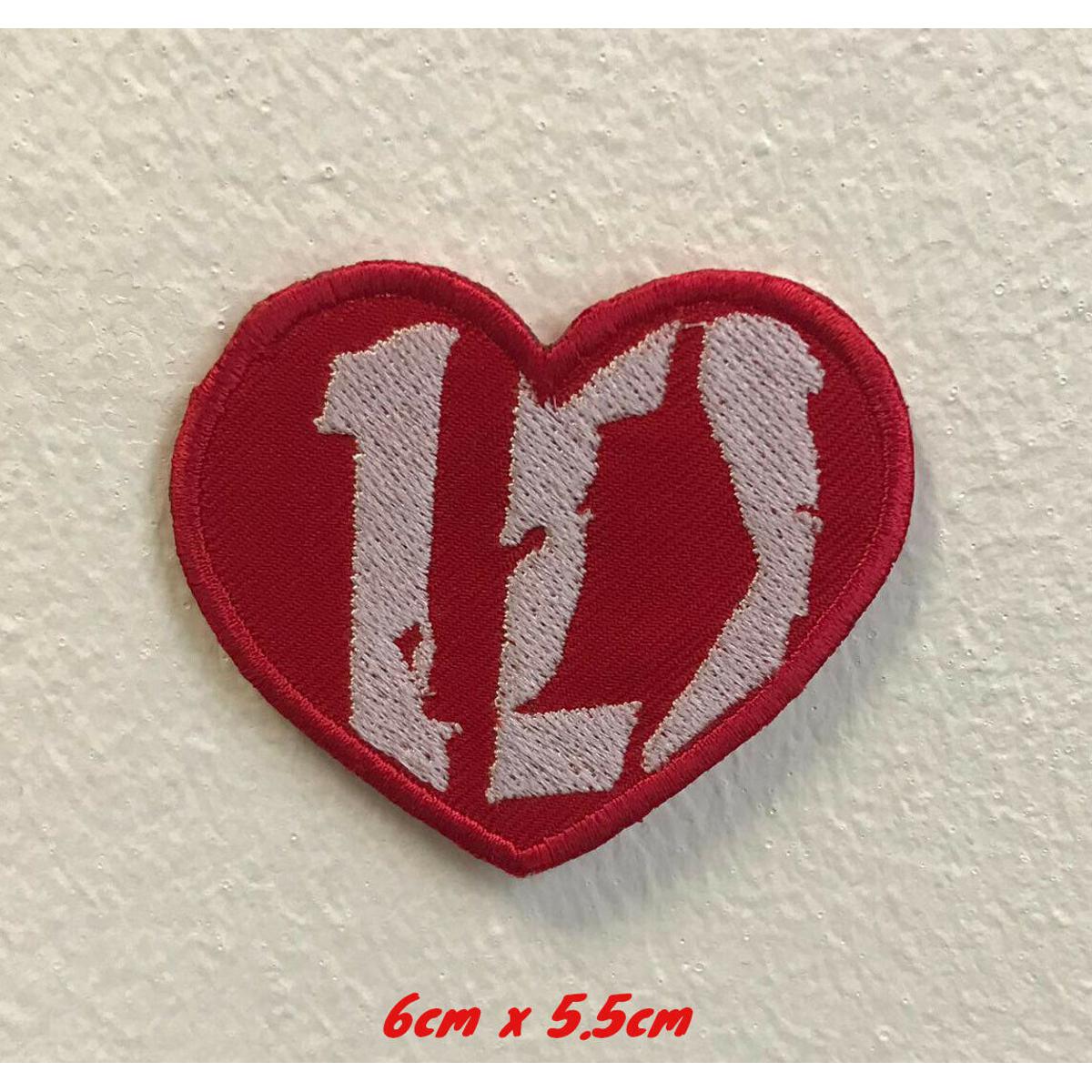 Embroidery One Direction 1D art badge Iron on Sew on Patch heart love kids clothing dress shirt cap bag jacket jeans craft logo shoes repair Brand Badge  #1171