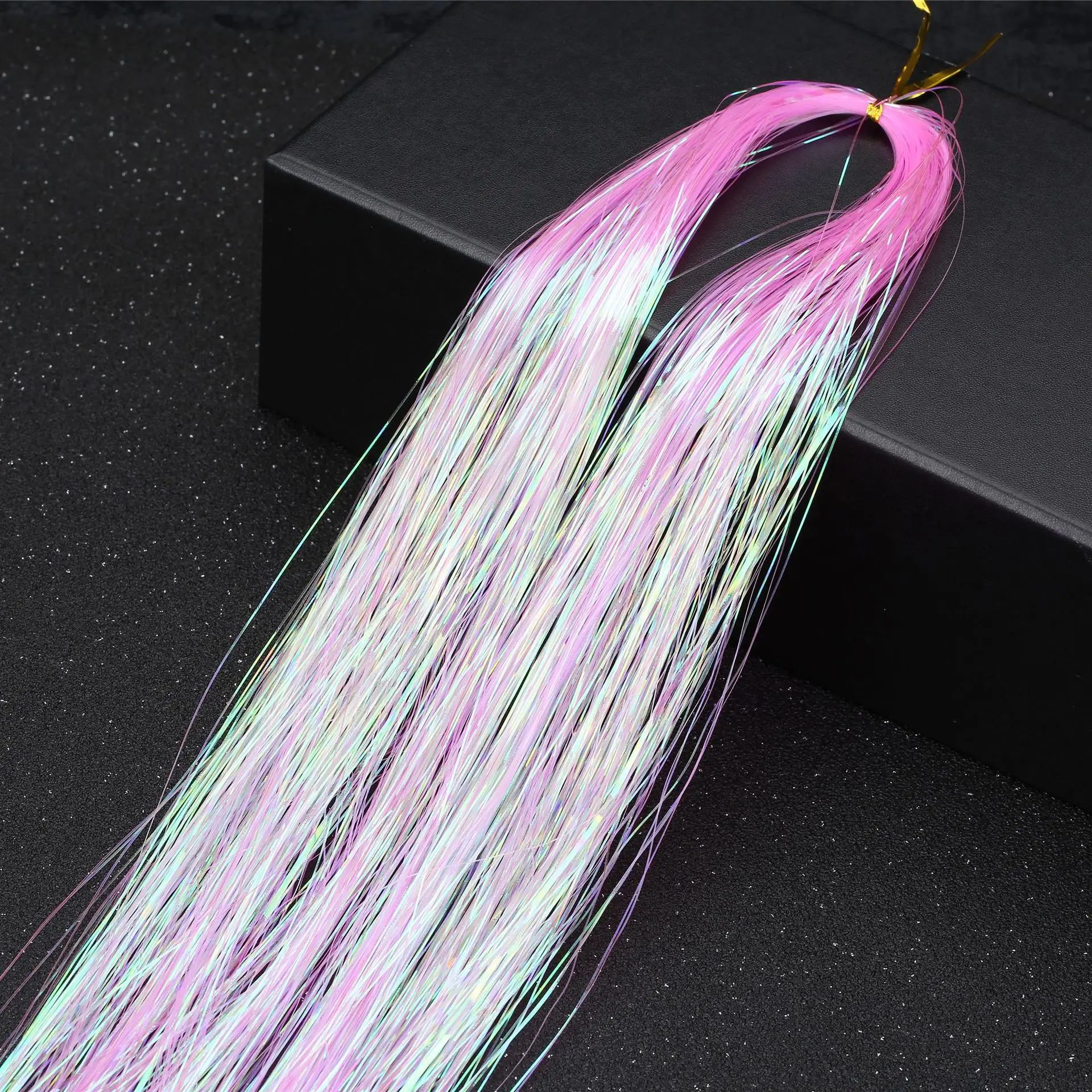 Fairy Sparkling Extensions Extensions Silk Shiny Hair Tinsel Dazzle