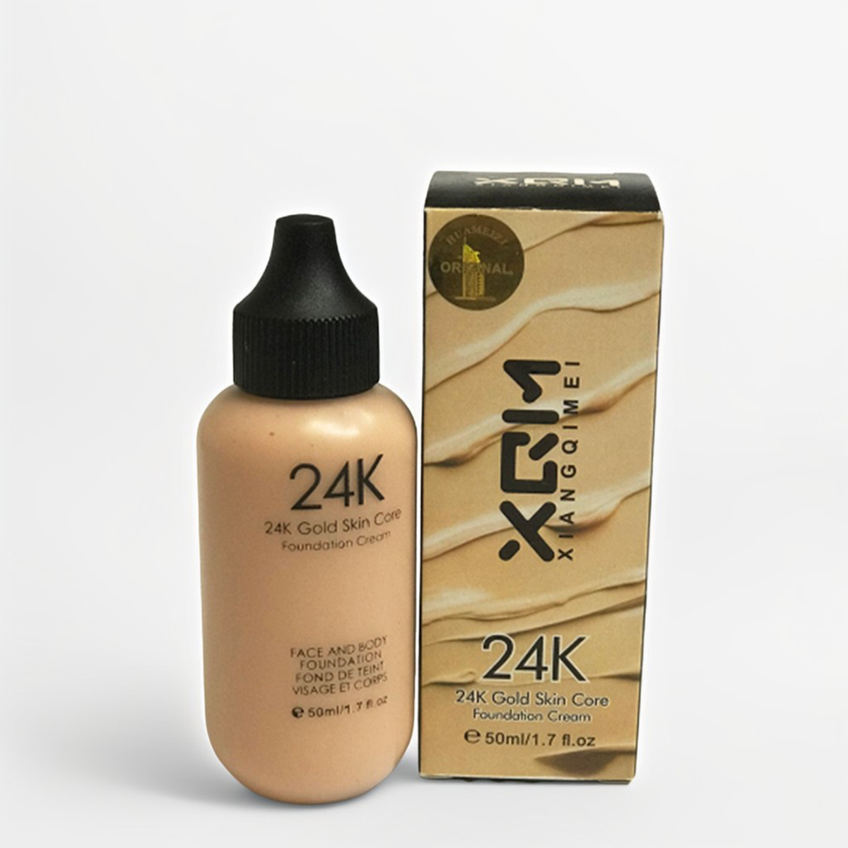 XQM 24k skin core foundation cream 24k Gold Skin Care Foundation XQM FOUNDATION