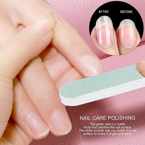 7 Way Nail Filer and Buffer Block Nail Buffering Files 7 Steps Washable Pedicure Manicure / Nail Filer / Nail Shiner Tools