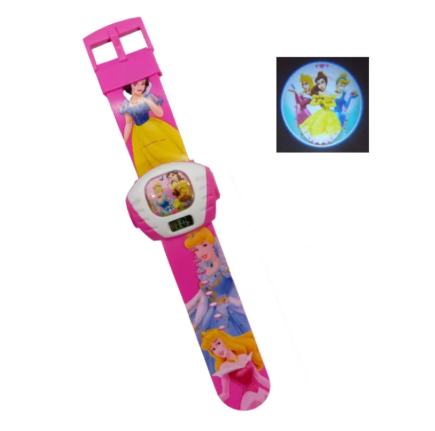 Digital Projector Wrist Watch For Girls Colors and Design May Vary