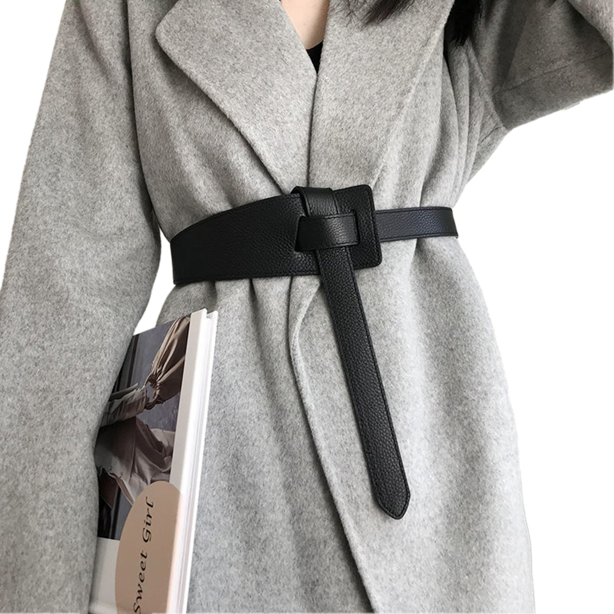 Women Belt for Dress Coat Belt Leather Bowknot Wide Belts Simple Wrap Waistband Coat Knotted Belt for Girls Corset Designer Luxury Brand Cummerbunds Waistbelt
