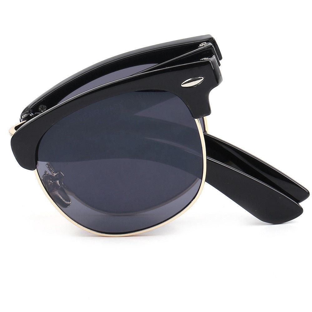 Optical Folding Sun Glasses Gents Fashion Glasses - Black