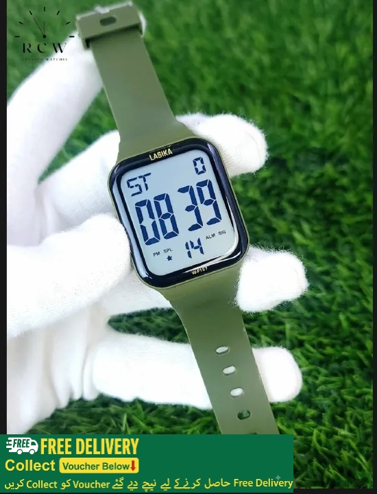 Original Lasika Digital Led Sport Watch For Men Water Resistant Student Sport Watch Letest  Design Watch Unisex Sports Watche Digital Watch With Alarm Clock - Sport Digital Watch - Kids Watches For Boys - Square Teenage Student Sport Watch