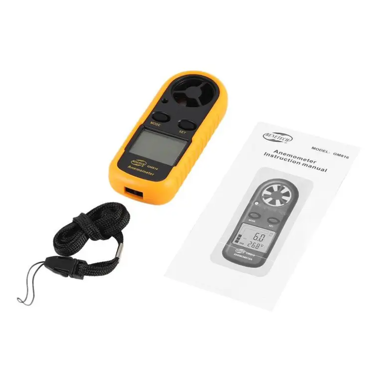 BENETECH GM816 Digital Mini Anemometer Anemometro, 46% OFF