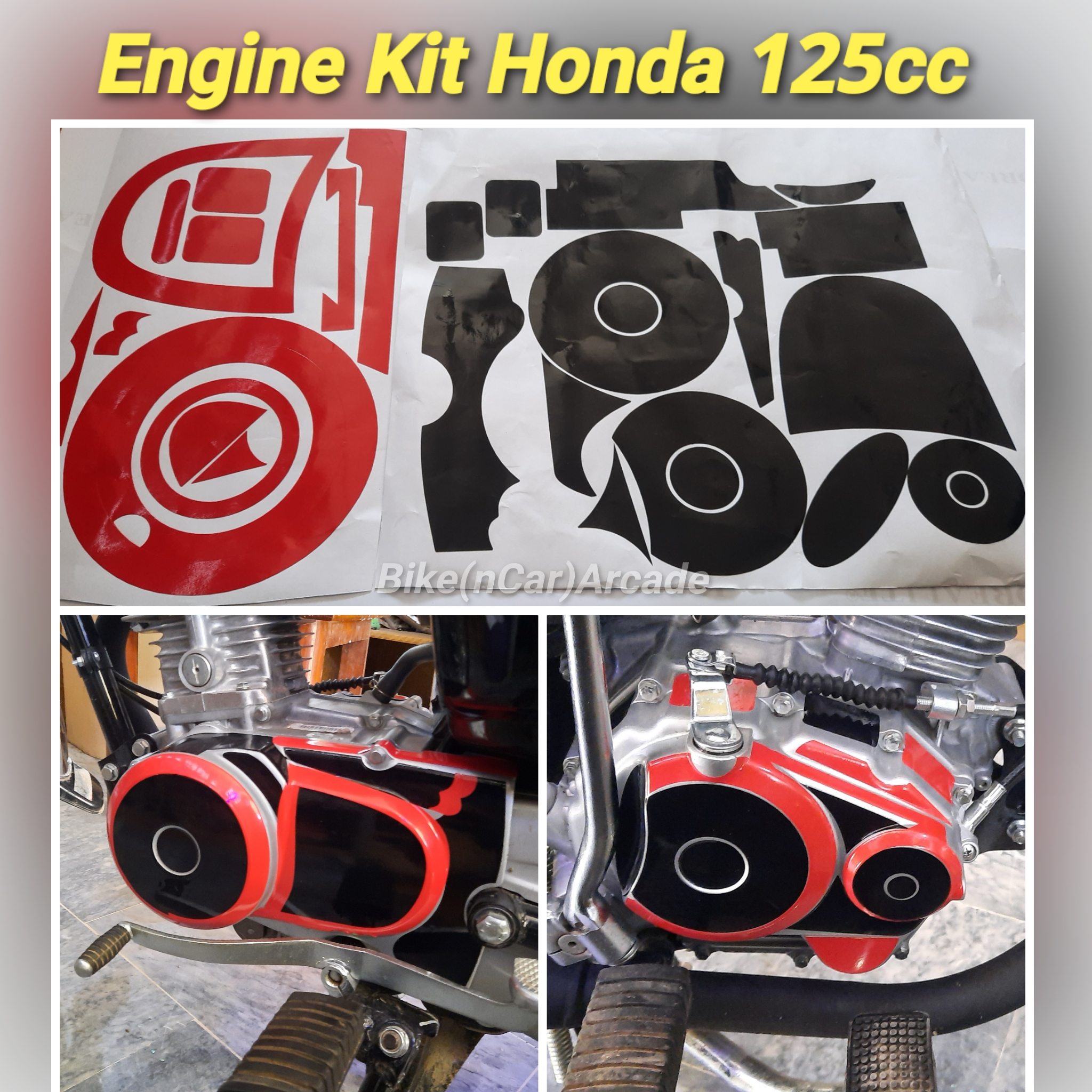 Honda Motor Sticker Design