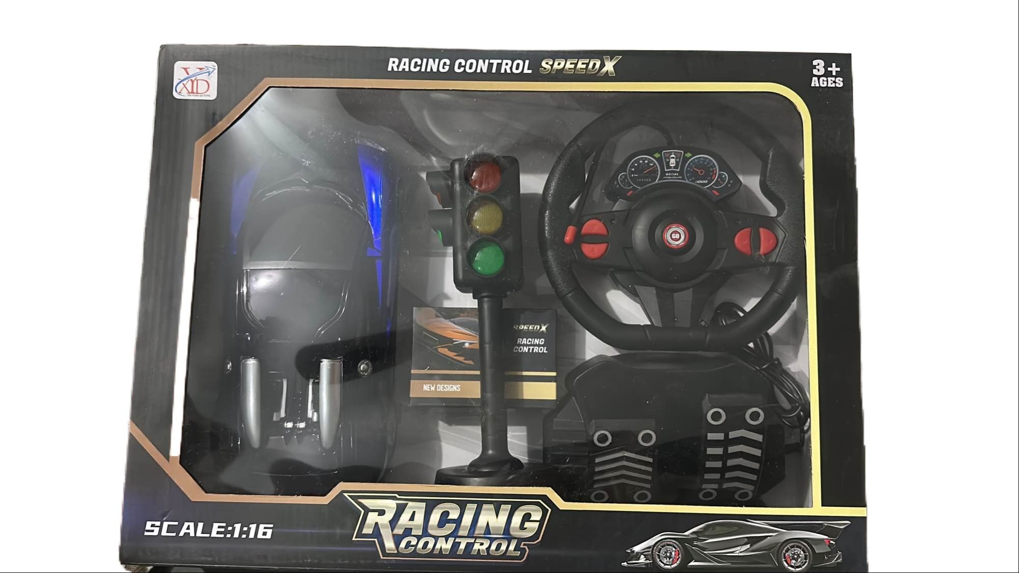 1:16 Gravity Sensor Steering Wheel Remote Control Car With LED Lights   RC Car ToysRemote Control Car Racing Pedals Steering Wheel Gravity Induction Drift Racing Car 's Toys Boys and Girls Gifts Toy