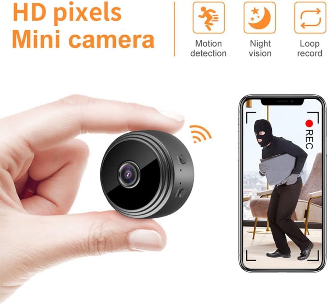 A9 Mini Camera,1080P HD Motion Sensor WiFi IP Surveillance Camera Camcorder DV | Long Battery Life | Small Portable WiFi Security Camera for Indoor and Outdoor