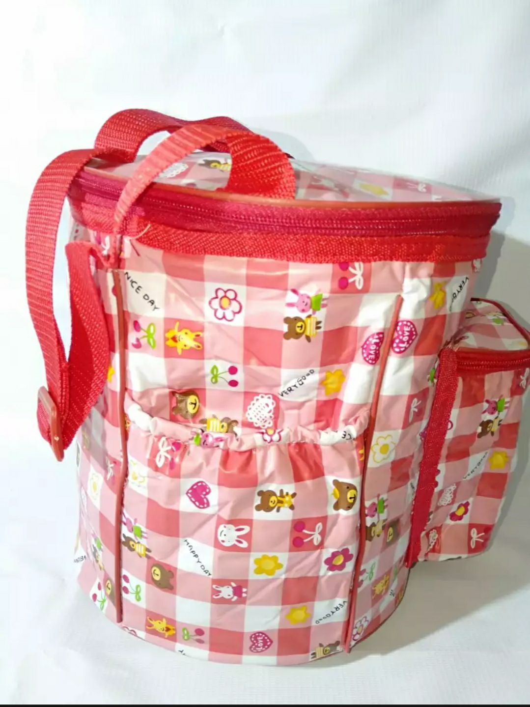 Baby Diaper Bag In New Design With Dipper Changing Mat In Multecolours
