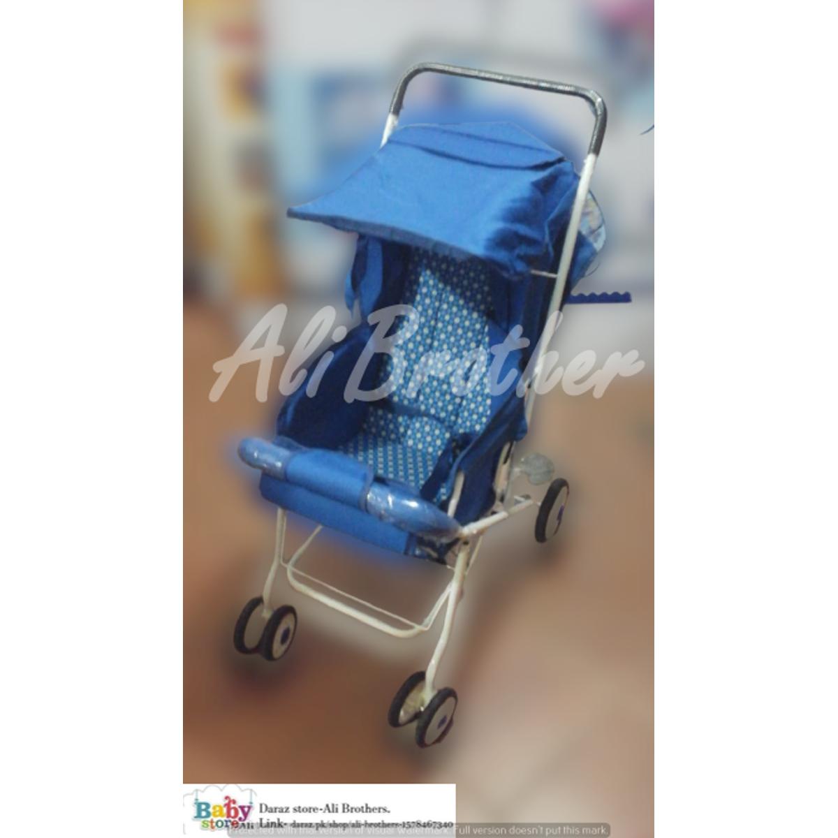 Baby Pram Stroller For Newborn Baby Aluminum Pipe Made Soft & Breathable Seat With Premium