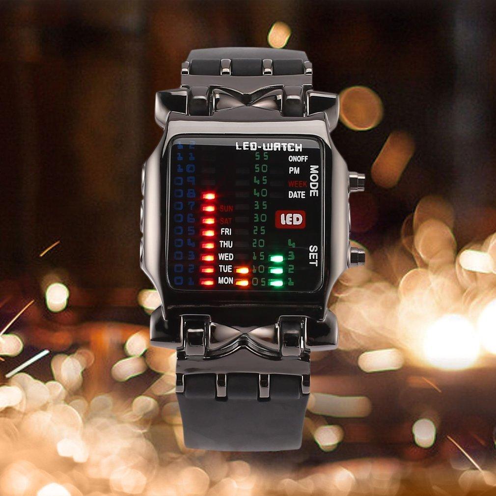 Binary discount wrist watch