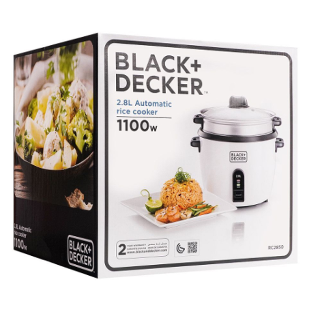  Black & Decker RC2850 1100W 2.8 L 11.8 Cup Rice Cooker