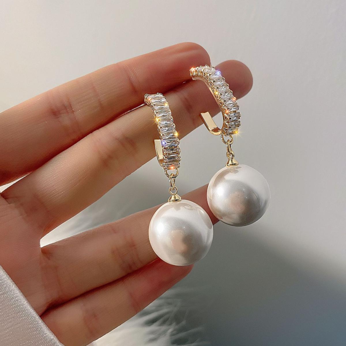 Pear Earrings Set - Pearl Drop Earrings Set for Women - Trendy Earrings Set - Earrings Female Jewelry Accessories