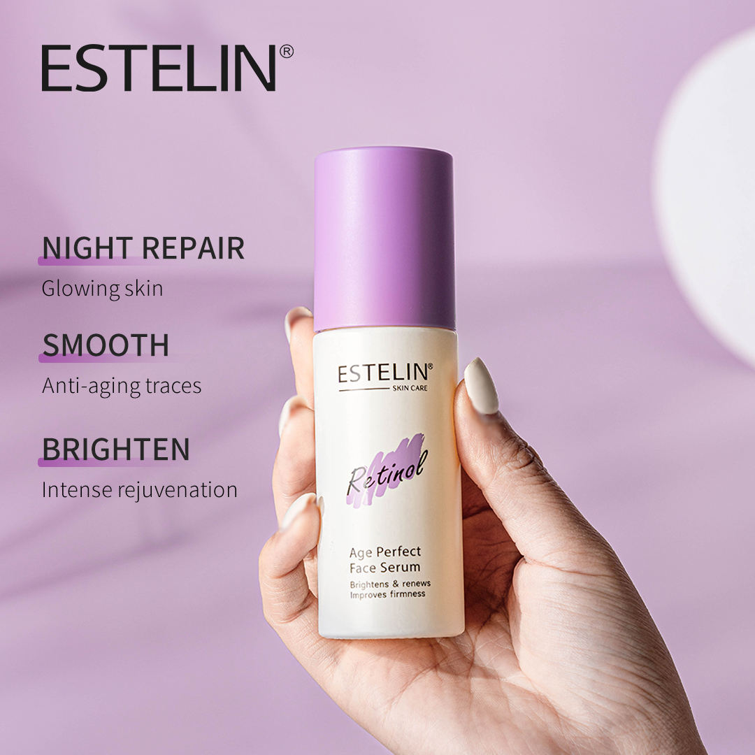 ESTELIN Skin Care Retinol Age Perfect Brightens & renew Face Serum 50ml- ES0225