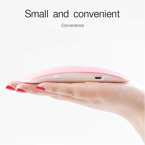 SUNmini 6W LED UV Nail Dryer Lamp – Portable USB Gel Polish Curing Light for Manicure and Pedicure