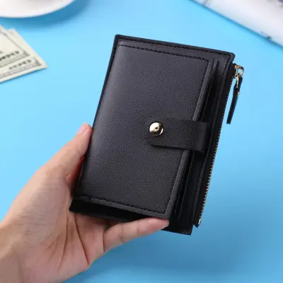 Women Mini Coin Purse Wallet Fashion PU Leather Credit Card ID