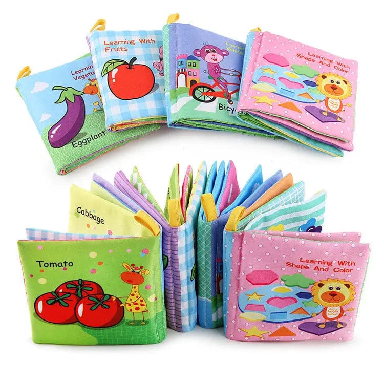 Baby Cloth Book Intelligence Development Early Learning Educational Toy Montessori for Kids Gift