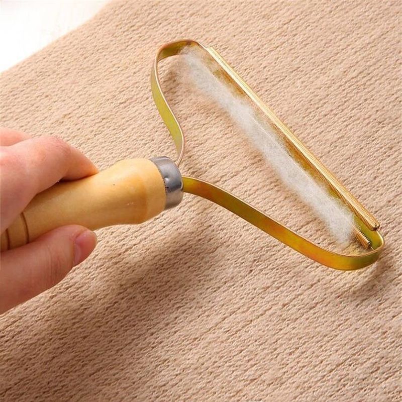 Wooden Epilator Sweater Clothes Shaver Fabric Clothes Sweater Lint Removers Manual Portable Wooden Lint Trimmer Comb Shaver
