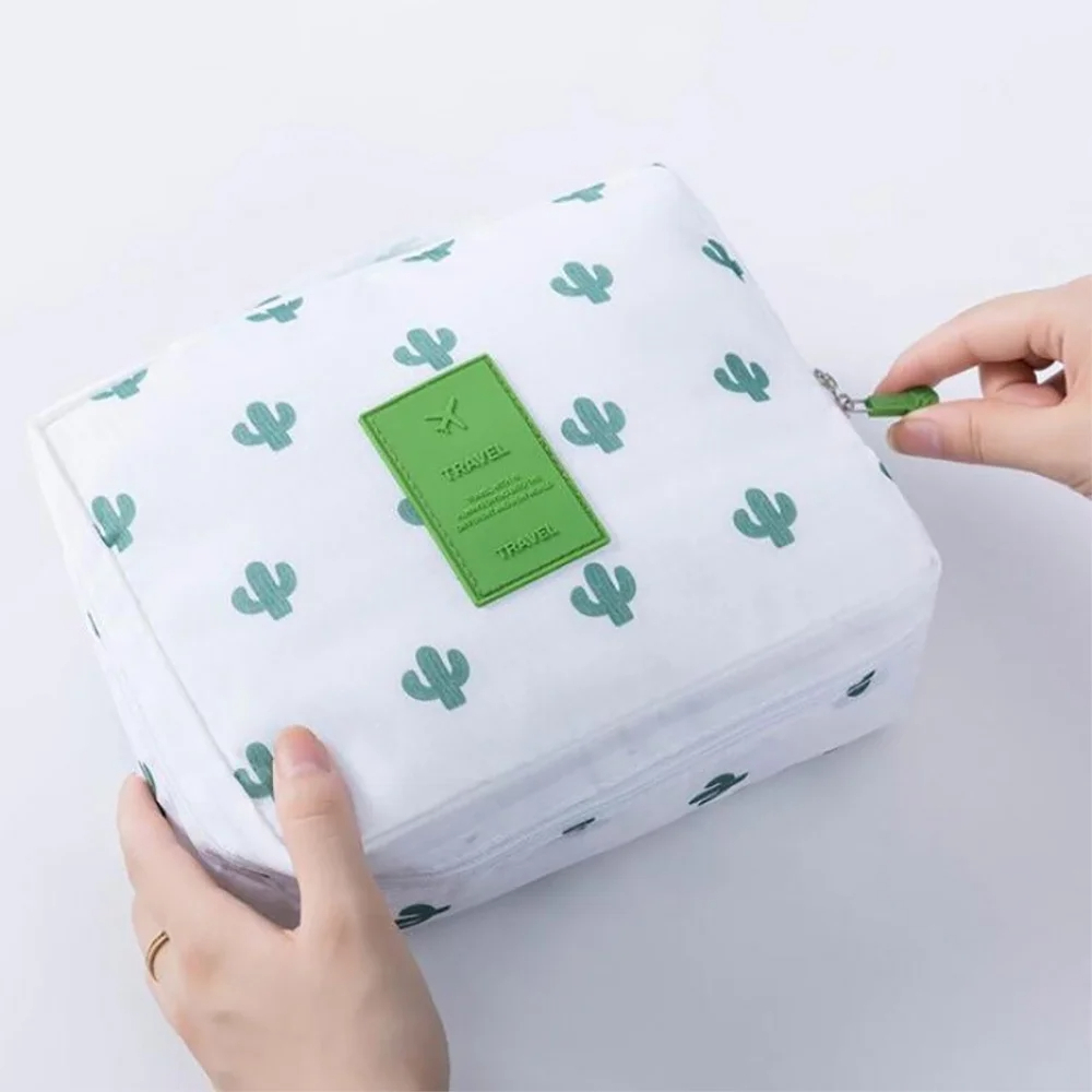Multifunction Outdoor Makeup Bag for Women Portable Cosmetic Bag Toiletry Organizer Waterproof Female Storage Make Up Cases