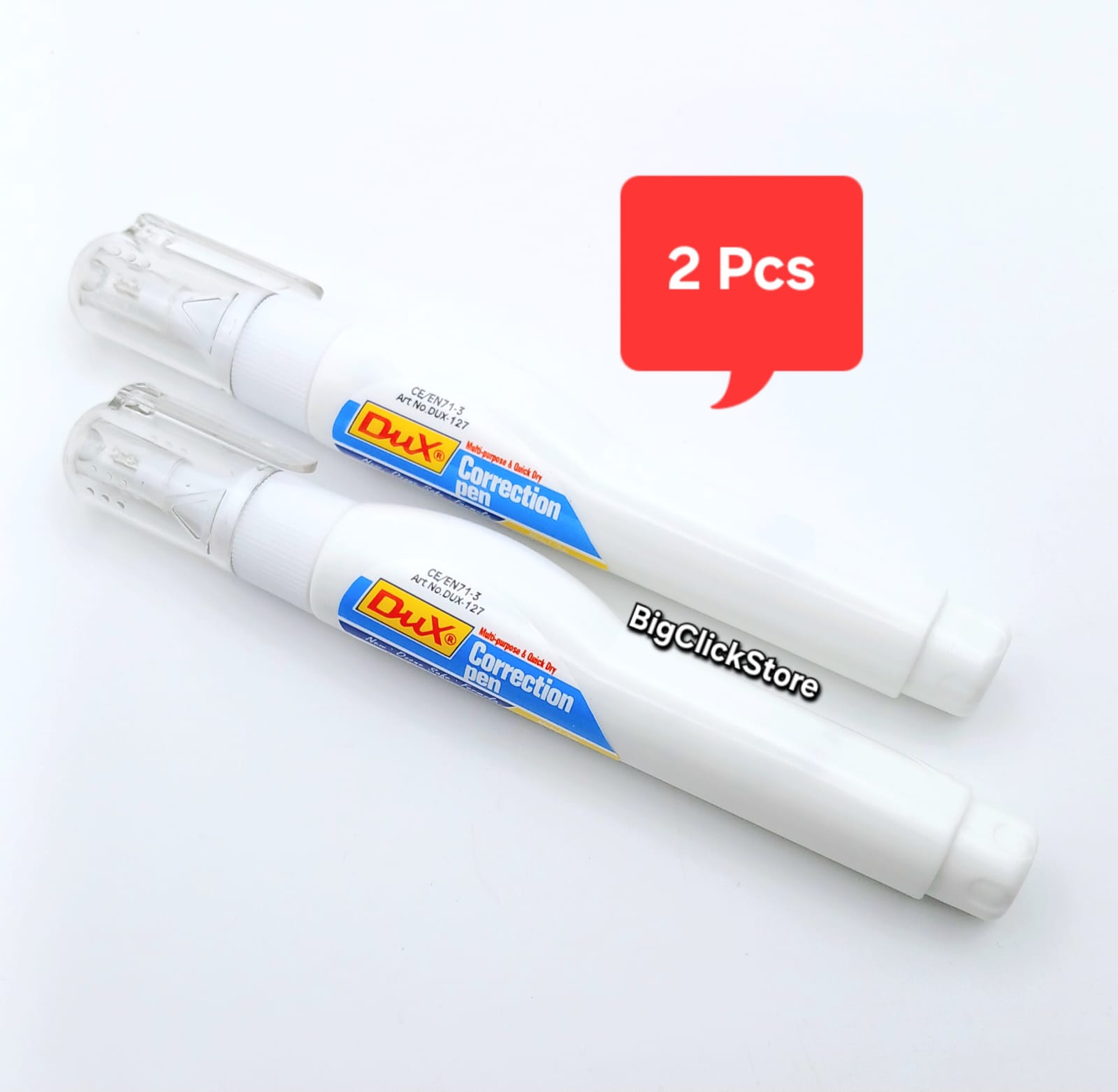 Correction Pen (7ml) Dux Whitener Whito Pen Metal Tip