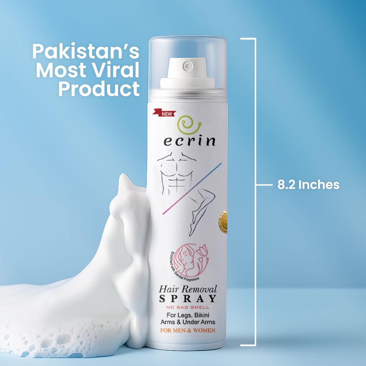 Foaming Hair Removal Spray Fast & Easy Hair Removal Foam Smooth Skin Body Hair Removal Spray for Arms Legs Underarms Bikini Area Women & Men Gentle Hair Removal Solution Pakistan