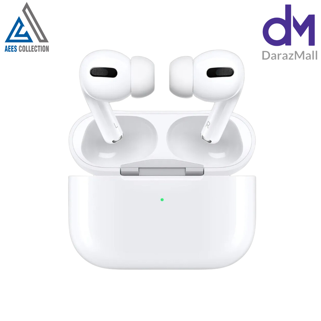 AirPods_Pro Wireless Earbuds Bluetooth 5.0, Super Sound Bass, Charging Case and Extra Ear-Buds, Pop-Up Feature Compatible with All Devices price in Pakistan