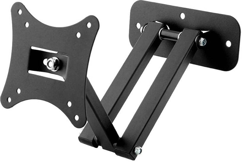 Dual Arm Wall Mount LCD TV Stand 10 to 27 Inch Full Motion TV Mount