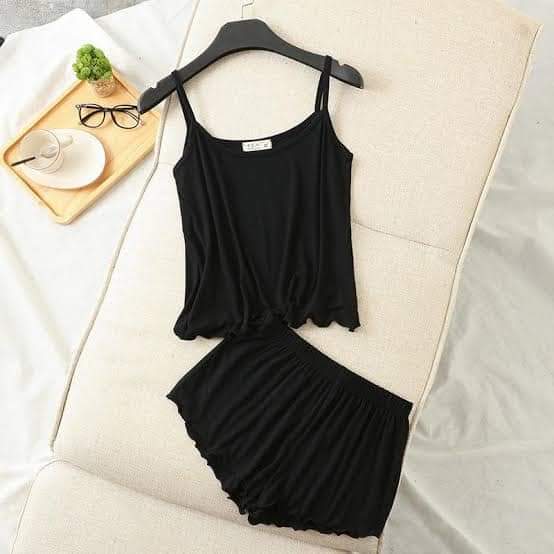 Camisole Set Nighty Short wear Top and Shorts Soft and comfortable best for night wear & inner wear  Premium Matte Nighties For Women Sleeping Suit Lingerie Sleepwear Night wear For Women, Ladies & Girl