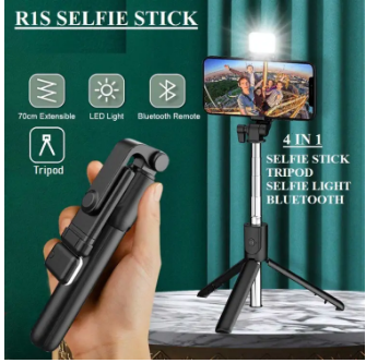 in Selfie Stick Tripod with Wireless Remote Bluetooth and