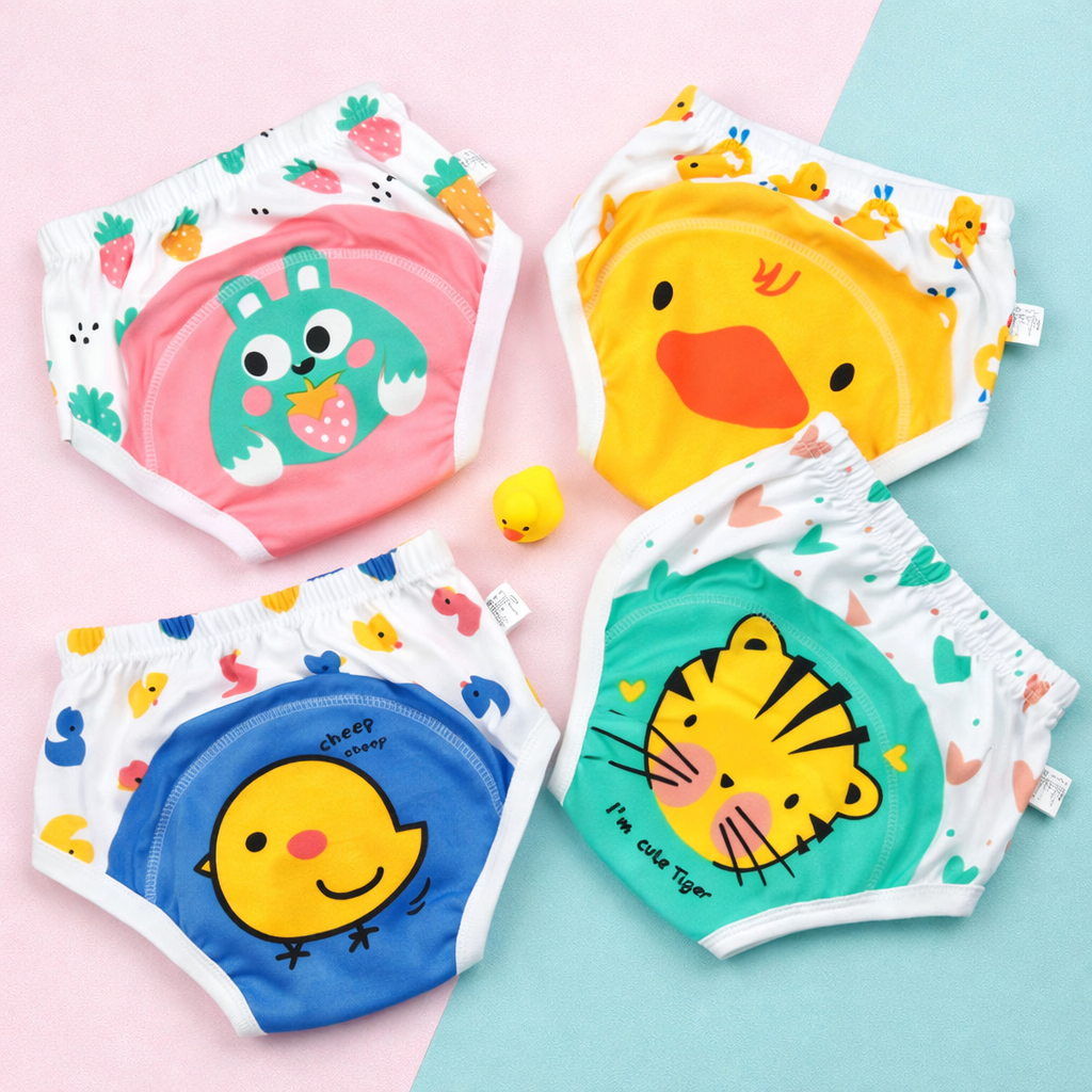 Kids Summer 1 To 3 Pcs Impoted Reusable Training Pants kids reusable baby diaper