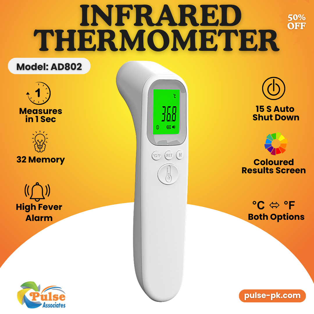 Infrared Thermometer_Quick_easy_no touch_Colour result