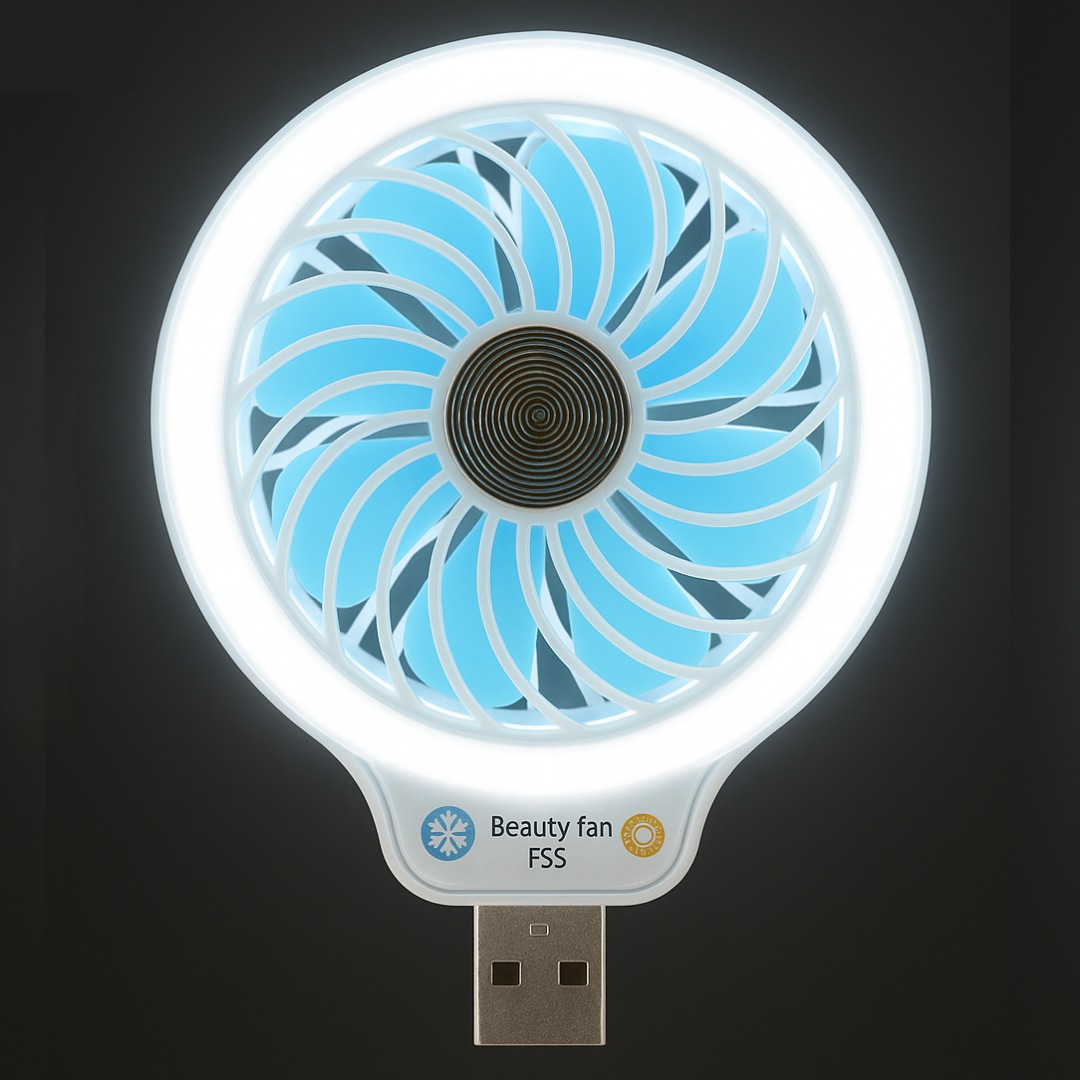 Wearable Neck Fan With RGB Lights And Folding Handheld Design, USB Rechargeable Portable Mini Fan For Kitchen, Cooking, Travel And Outdoor Use