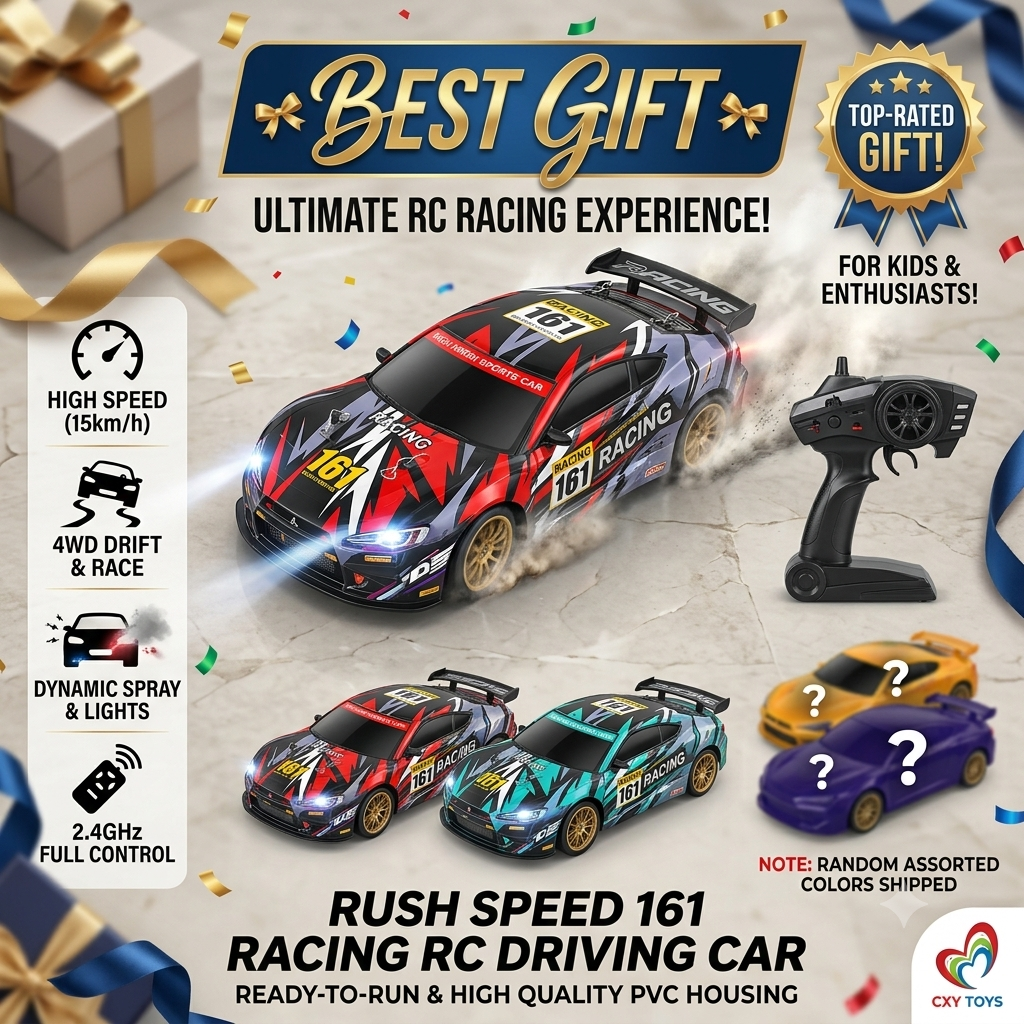 KIDDO KASTLE -  Remote Control Speed Racing 1:18 RC Chevrolet Drift Car With Spray Smoke | RC Chevrolet 4x4 Drifting Car 2.4G RC Drift Car with LED Light Rechargeable Remote Control Racing Car Vehicle Replaceable Tire Competition Race Car Toy For Kids Boy