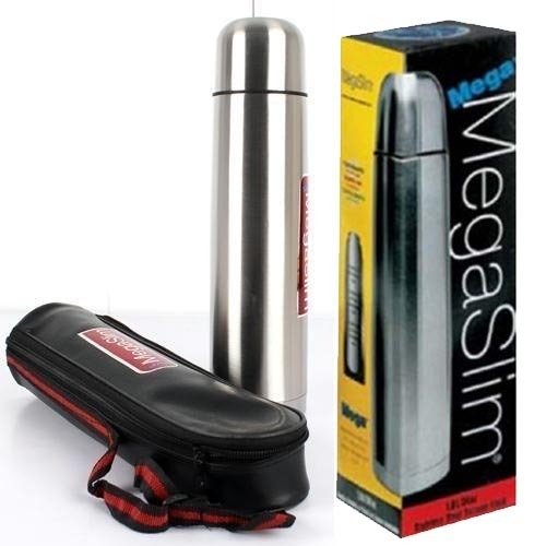 Water Bottle Steel Hot&cold With Leather Bag