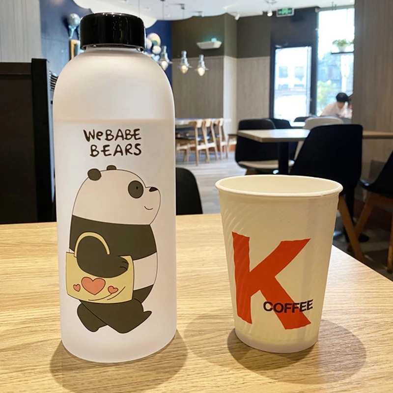We Bare Bear Frosted Water Bottle