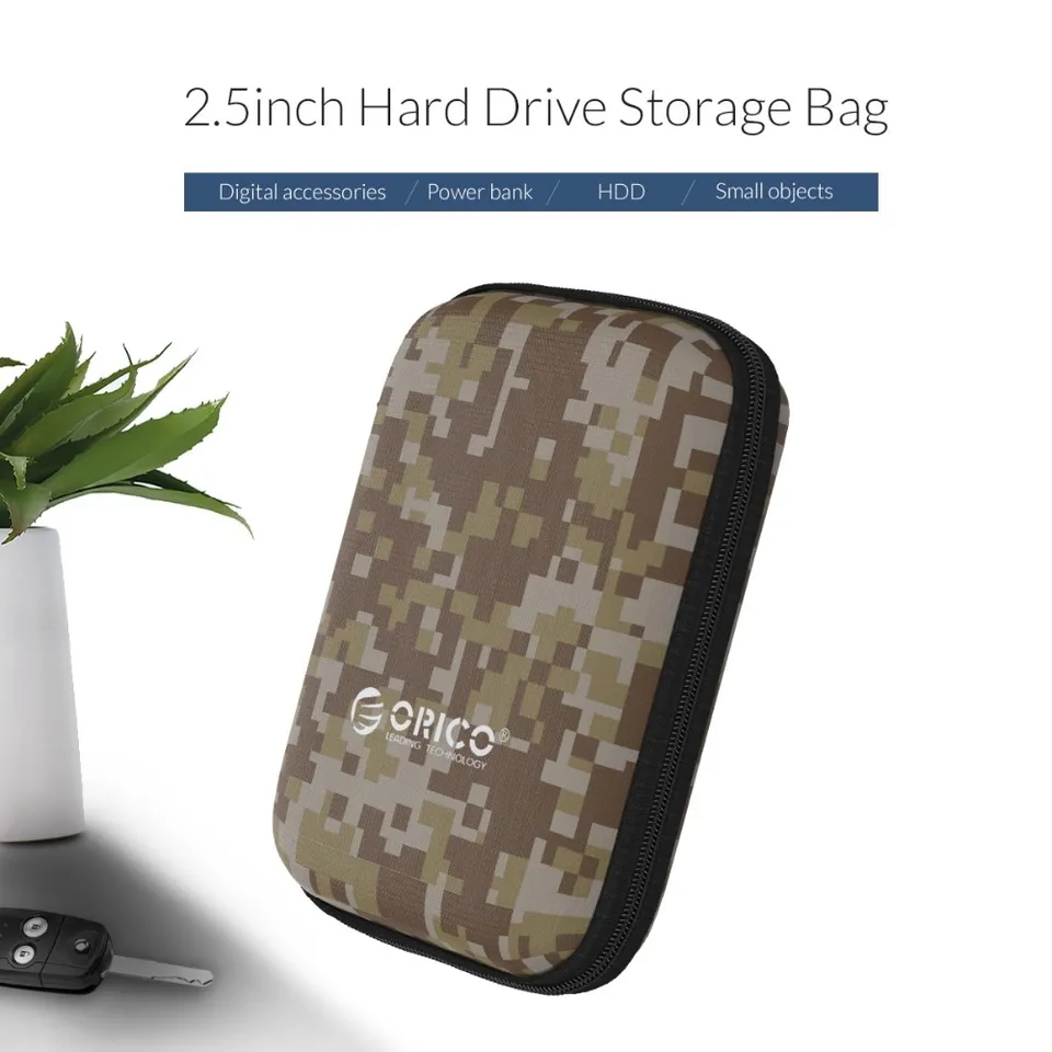 Orico 100% Original External Portable Hard Disk Drive Case - Black