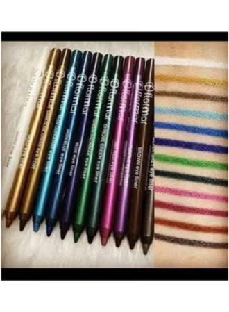 Eyeliner Pencil Set, 12/6 Color Eye Shadows Pen Eyebrow Pencil Eyeliner Eyebrow Lip Liner Pencil Eyeshadow Pencil Professional Eye Makeup Set