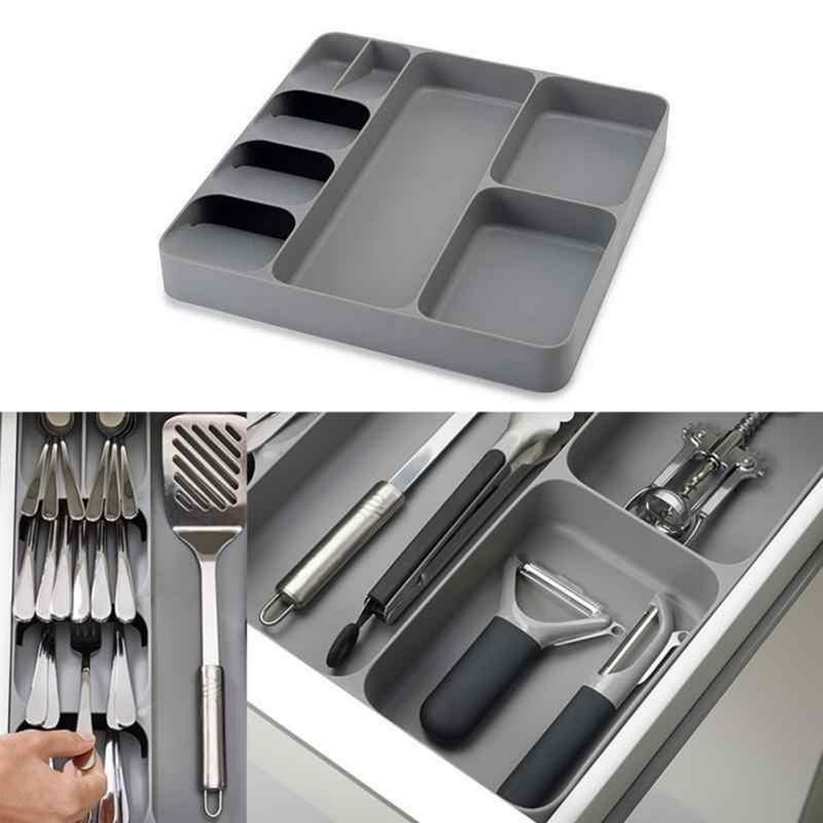 Kitchen Drawer Organizer Tray for Cutlery Utensils and Gadgets | Daraz.pk