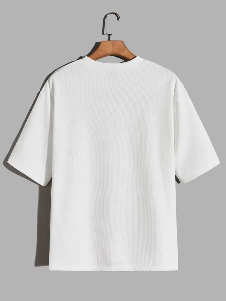 White plain T-shirt for men