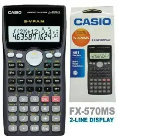 Fx 570ms 2 Line Scientific Calculator 401 Functions Buy Online At Best Prices In Pakistan Daraz Pk