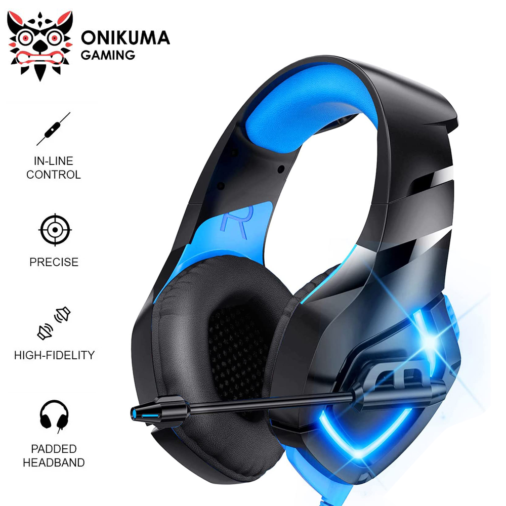 ONIKUMA Gaming Headset K1 B Pro Stereo Sound Noise Cancelling Mic