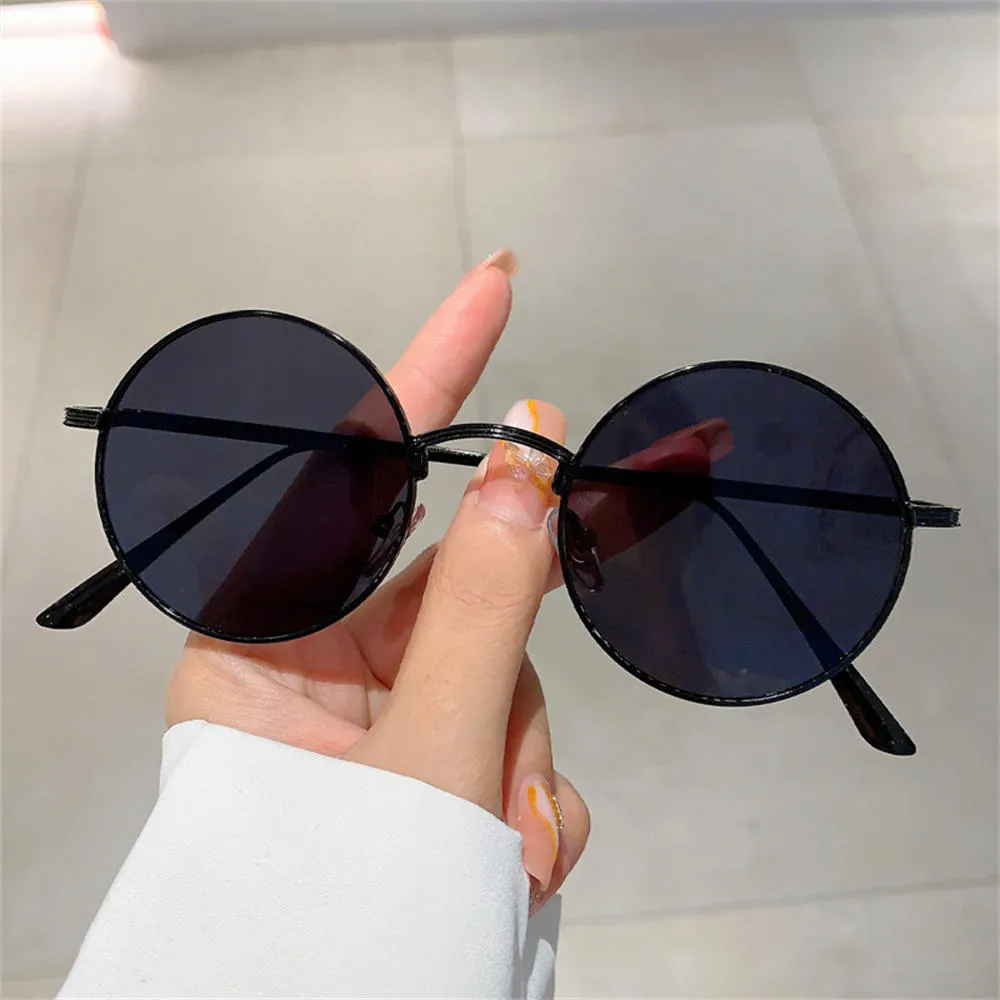 Eldorado Round Frame Steampunk Sunglasses Polarized (assumption Unisex UV Protection Round Sunglasses Street-style Classic Retro Sunglasses for Outdoor Driving Streetwear Sun Glasses Men & Women