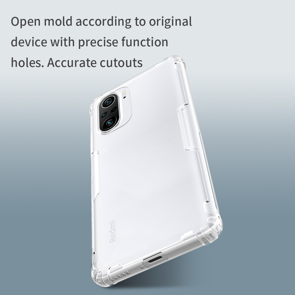 Nillkin for Xiaomi Poco F3 Case Crystal Nature TPU Soft Casing Back Cover description image 9