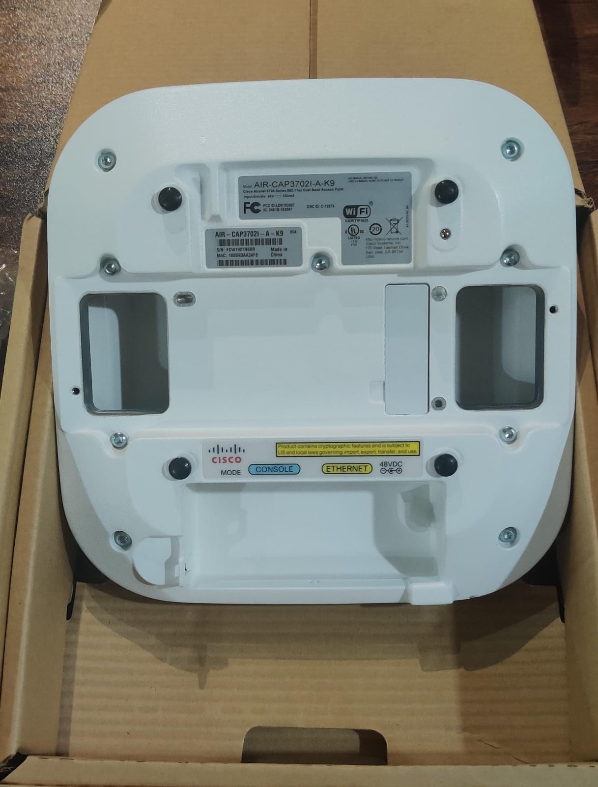 Cisco Access Point | AIR-CAP3702I-A-K9 | Dual-Band 802.11ac Wireless ...