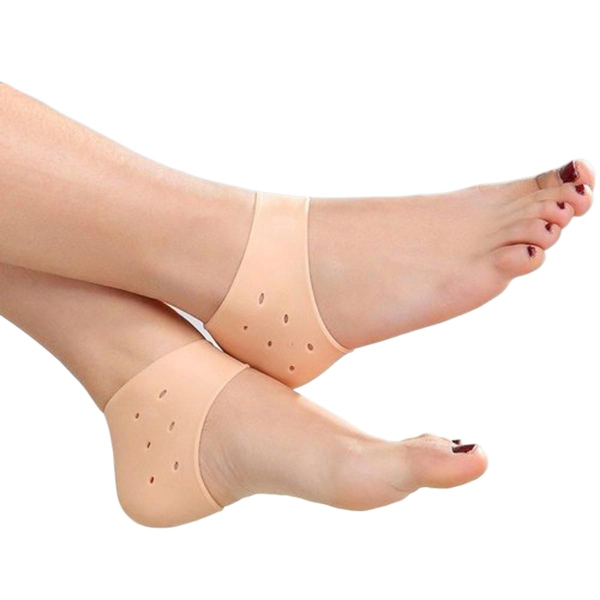 Silicone Gel Half Heel Protector for Pain Relief for Men and Women (1 Pair)