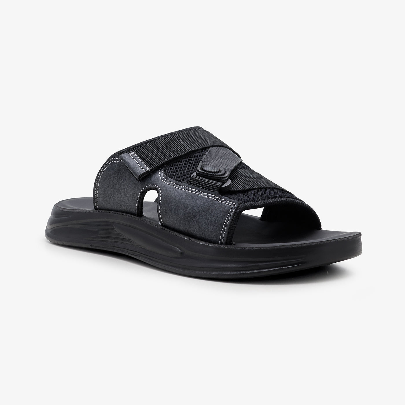 Calza BLACK Mens Chappal For Men - SS26