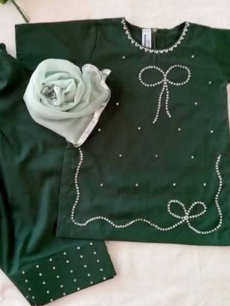 girl's stylish  14 August  2 piece dress collection